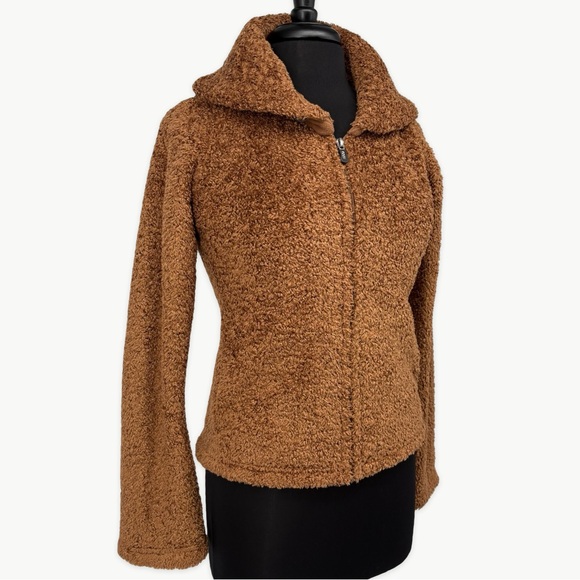 Vintage Y2K Patagonia Synchilla Fleece Full Zip Jacket | Small | Camel Brown - Picture 2 of 9